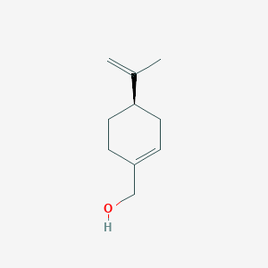 molecular formula C10H16O B1251607 [(4R)-4-(丙-1-烯-2-基)环己-1-烯-1-基]甲醇 CAS No. 57717-97-2