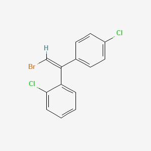 molecular formula C14H9BrCl2 B1251610 1-[2-溴-1-(4-氯苯基)乙烯基]-2-氯苯 CAS No. 69537-88-8