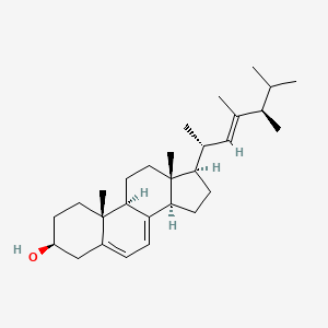 molecular formula C29H46O B1251622 (22E)-23-甲基麦角甾-5,7,22-三烯-3-β-醇 