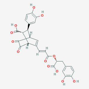 molecular formula C27H22O12 B1251629 云南酸 C 