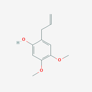 molecular formula C11H14O3 B1251633 2-烯丙基-4,5-二甲氧基苯酚 CAS No. 59893-87-7