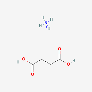 molecular formula C4H10NO4+ B1251643 氮杂环;丁二酸 