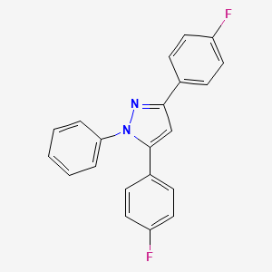 3,5-bis(4-fluorophenyl)-1-phenyl-1H-pyrazole