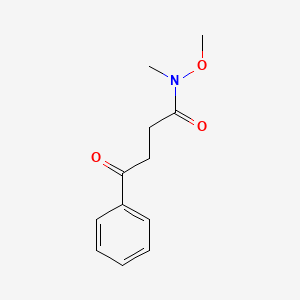 molecular formula C12H15NO3 B1251664 N-methoxy-N-methyl-4-oxo-4-phenylbutanamide 