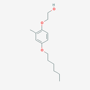 2-[4-(Hexyloxy)-2-methylphenoxy]ethan-1-ol