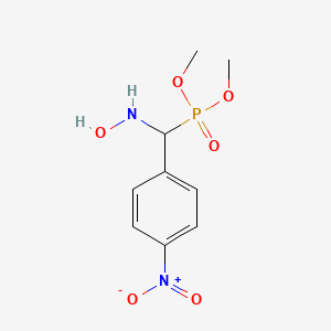 Phosphonic acid, [(hydroxyamino)(4-nitrophenyl)methyl]-, dimethyl ester