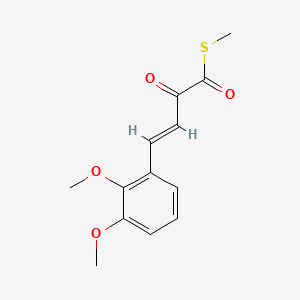 (E)-S-Methyl 4-(2,3-dimethoxyphenyl)-2-oxobut-3-enethioate