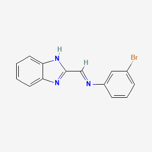 N-[(2H-Benzimidazol-2-ylidene)methyl]-3-bromoaniline