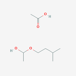 Acetic acid;1-(3-methylbutoxy)ethanol