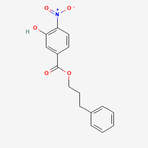 3-Phenylpropyl 3-hydroxy-4-nitrobenzoate