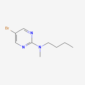 molecular formula C9H14BrN3 B12517170 5-bromo-N-butyl-N-methylpyrimidin-2-amine 