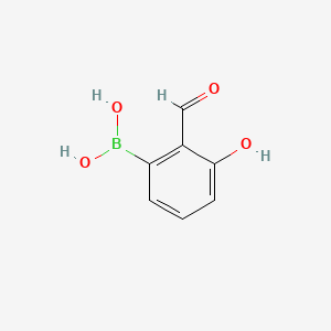 (2-Formyl-3-hydroxyphenyl)boronic acid