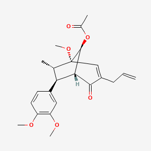 molecular formula C23H28O6 B1251720 puberulin A 