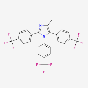 4-Methyl-1,2,5-tris[4-(trifluoromethyl)phenyl]-1H-imidazole