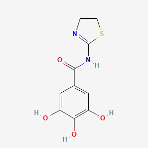 N-(4,5-Dihydro-1,3-thiazol-2-yl)-3,4,5-trihydroxybenzamide