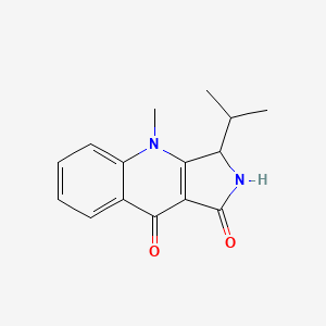 molecular formula C15H16N2O2 B1251722 Quinolactacin B 
