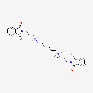 molecular formula C34H48N4O4+2 B1251727 dimethyl-W84 