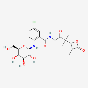 molecular formula C23H31ClN2O9 B1251736 Belactin B 