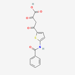 2,4-Dioxo-4-[5-(benzoylamino)-2-thienyl]butanoic acid