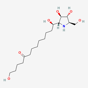 molecular formula C18H35NO6 B1251744 Broussonetine F CAS No. 190317-57-8