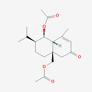 molecular formula C19H28O5 B1251747 Plectranthone 