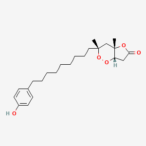 molecular formula C23H34O5 B1251748 Plakortolide F 