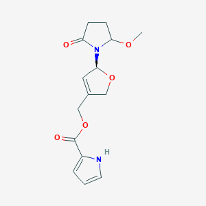 molecular formula C15H18N2O5 B1251750 Brachystemidine A 