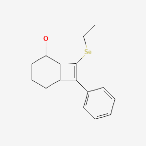 Bicyclo[4.2.0]oct-7-en-2-one, 8-(ethylseleno)-7-phenyl-