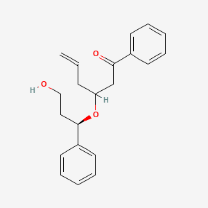 3-[(1R)-3-hydroxy-1-phenylpropoxy]-1-phenylhex-5-en-1-one