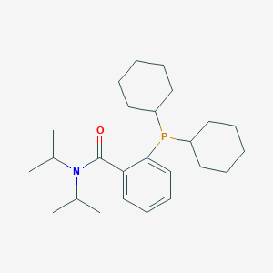 Benzamide, 2-(dicyclohexylphosphino)-N,N-bis(1-methylethyl)-