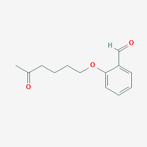 Benzaldehyde, 2-[(5-oxohexyl)oxy]-