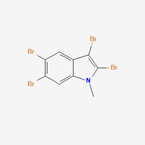 2,3,5,6-Tetrabromo-1-methylindole