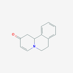 molecular formula C13H13NO B12517666 2H-Benzo[a]quinolizin-2-one, 1,6,7,11b-tetrahydro- CAS No. 653579-38-5