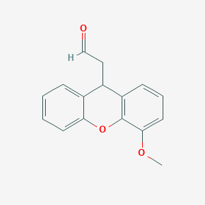 (4-Methoxy-9H-xanthen-9-yl)acetaldehyde