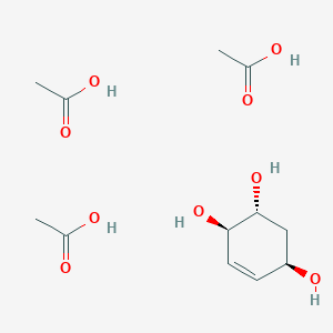 acetic acid;(1R,2R,4R)-cyclohex-5-ene-1,2,4-triol