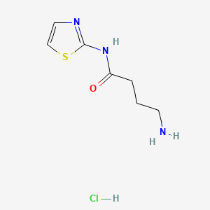 4-Amino-N-(thiazol-2-yl)butanamide hydrochloride