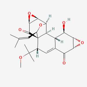 molecular formula C23H28O7 B1251779 Hexacyclinol 