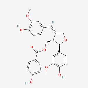 molecular formula C27H26O8 B1251790 阿加斯酚 