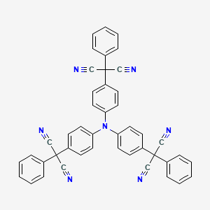 2,2',2''-[Nitrilotri(4,1-phenylene)]tris(phenylpropanedinitrile)