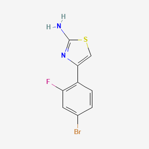 4-(4-Bromo-2-fluorophenyl)thiazol-2-amine