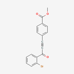 Methyl 4-(3-(2-bromophenyl)-3-oxoprop-1-yn-1-yl)benzoate