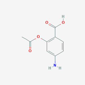 molecular formula C9H9NO4 B012518 Acetyl 4-aminosalicylic acid CAS No. 102338-89-6