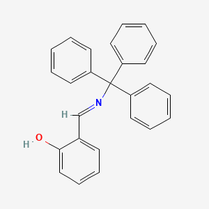 molecular formula C26H21NO B12518012 6-{[(Triphenylmethyl)amino]methylidene}cyclohexa-2,4-dien-1-one CAS No. 681449-56-9