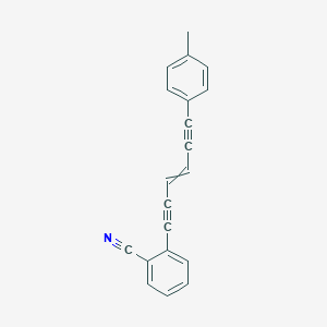 Benzonitrile, 2-[6-(4-methylphenyl)-3-hexene-1,5-diynyl]-