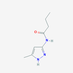 Butanamide, N-(5-methyl-1H-pyrazol-3-yl)-