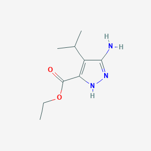 Ethyl 5-amino-4-isopropyl-1H-pyrazole-3-carboxylate