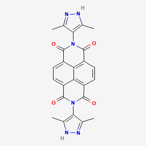 2,7-Bis(3,5-dimethyl-1H-pyrazol-4-yl)benzo[lmn][3,8]phenanthroline-1,3,6,8(2H,7H)-tetraone