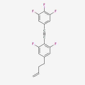 5-{[4-(But-3-en-1-yl)-2,6-difluorophenyl]ethynyl}-1,2,3-trifluorobenzene