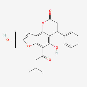 molecular formula C25H24O6 B1251809 Ochrocarpin B 