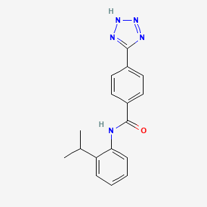 N-[2-(Propan-2-yl)phenyl]-4-(2H-tetrazol-5-yl)benzamide